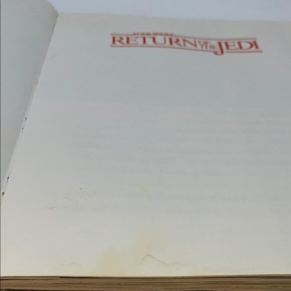 Star Wars Return of the Jedi Kids Picture Book Hardcover Vintage 1983 - Picture 6 of 11